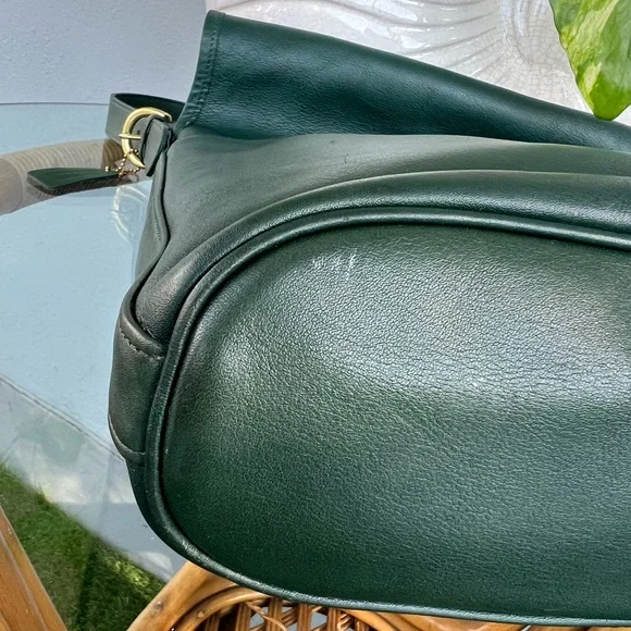 Vintage Coach Whitney Duffel Bag - Bottle Green - Picture 7 of 16